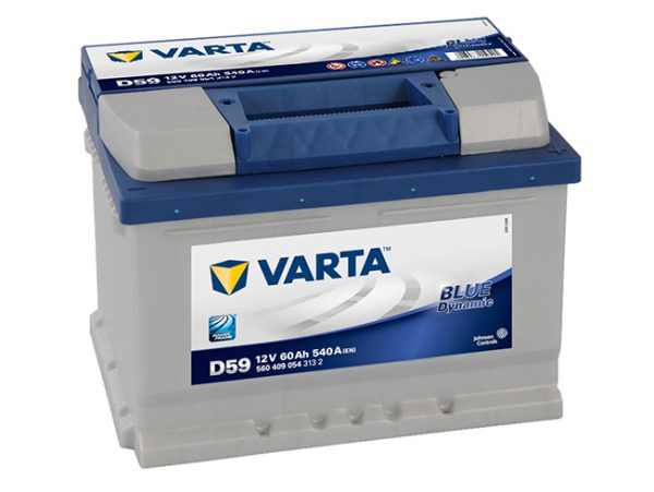 Akumulator VARTA BLUE D59 60AH 540A P+