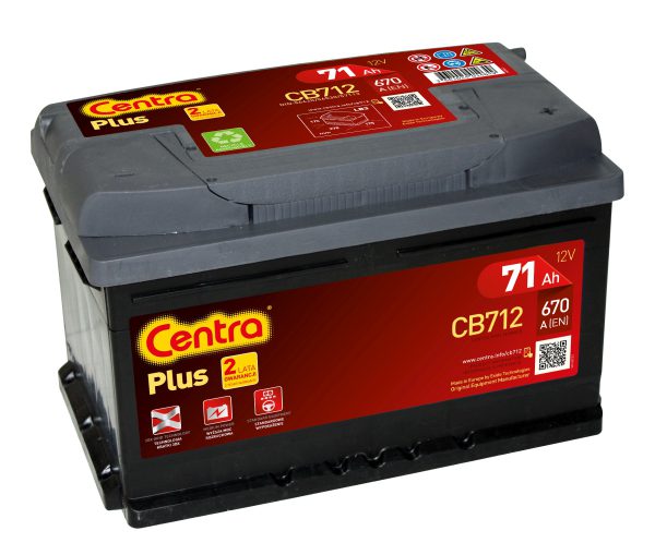 Akumulator Centra plus 71ah 670a cb7122