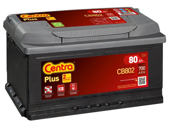 Akumulator Centra plus 80ah 700a cb8022