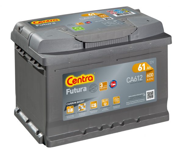 Akumulator CENTRA FUTURA CA612 61AH 600A P+